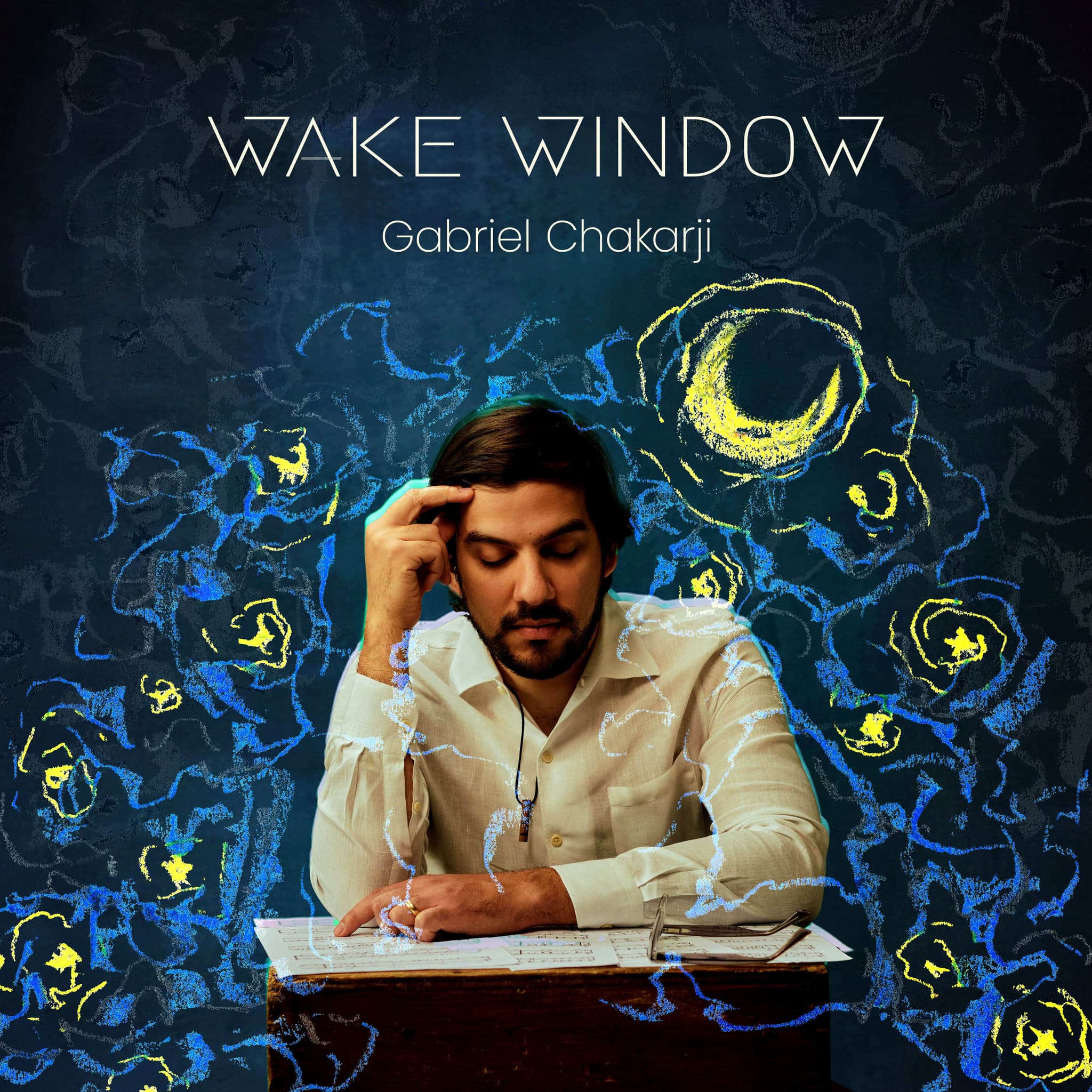 Wake Window, cover art for Gabriel Chakarji